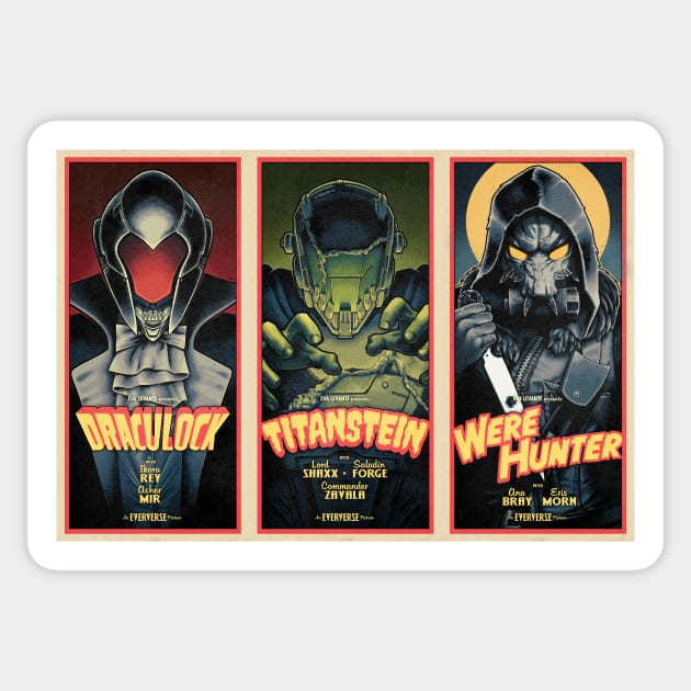 Festival of the Lost Triple Feature Sticker by IanPesty